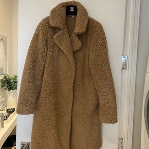 Uniqlo Long Teddy Coat